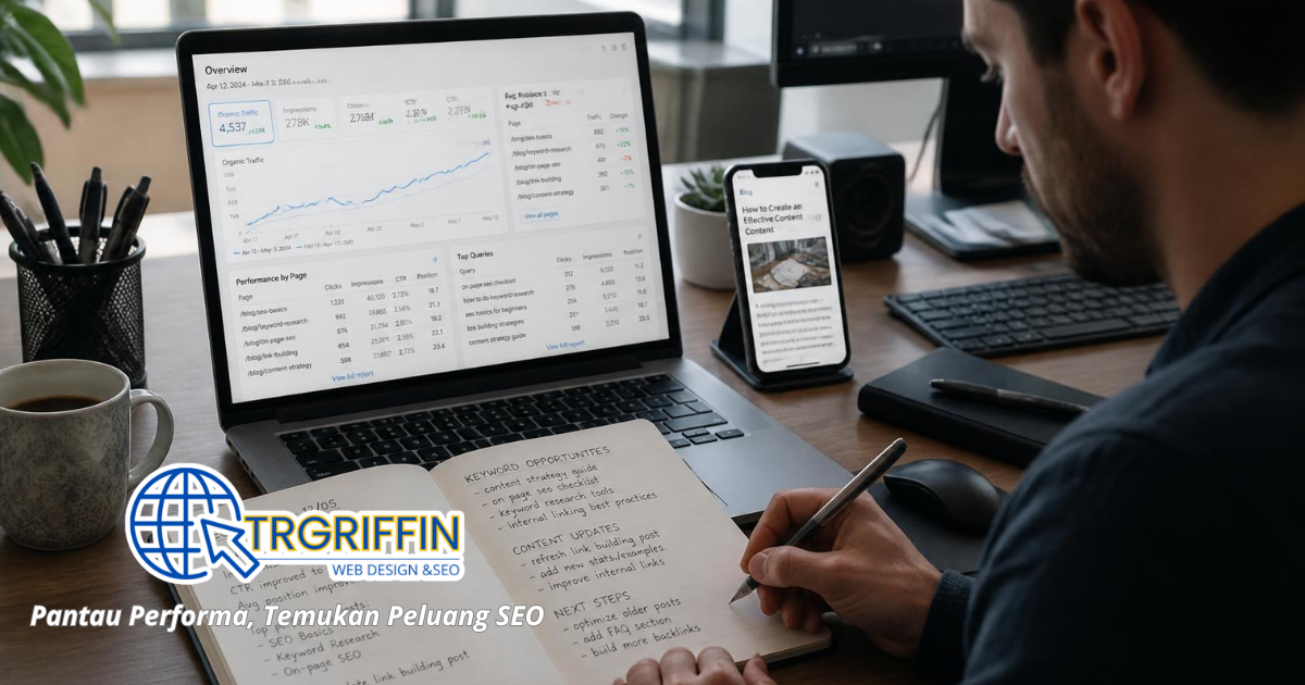 Memantau Performa Blog untuk SEO Cara meningkatkan peringkat SEO website.